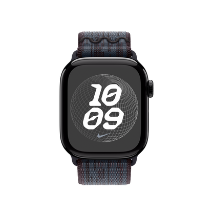 42mm Black/Blue Nike Sport Loop