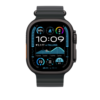 49mm Black Ocean Band - Black Titanium Finish