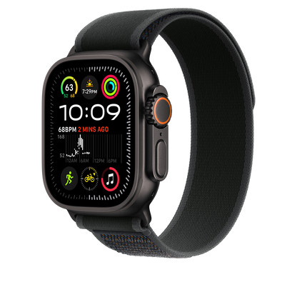 49mm Black Trail Loop - S/M - Black Titanium Finish