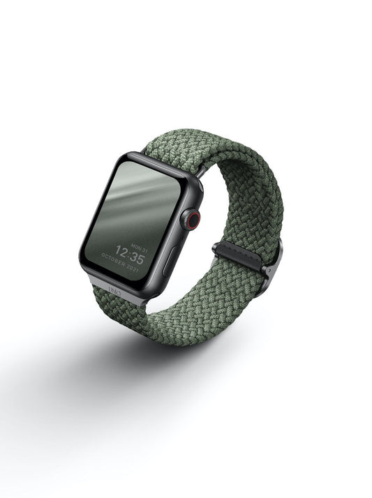 Uniq Aspen Braided Loop Band for Apple Watch 44/42mm - Green